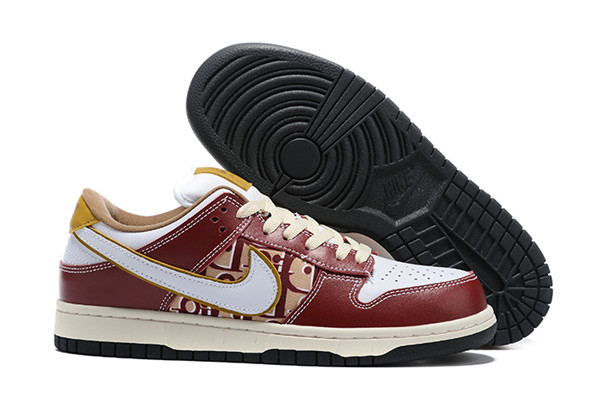 Women's Dunk Low SB Red/Black Shoes 0156 Women's Dunk Low SB Red/Black Shoes 0156